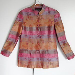 Christian Lu Paris Silk/Rayon Jacket Fits S/M